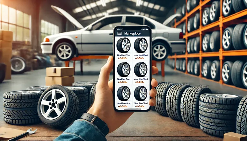 メルカリでのタイヤ・ホイールセット購入に関する注意点