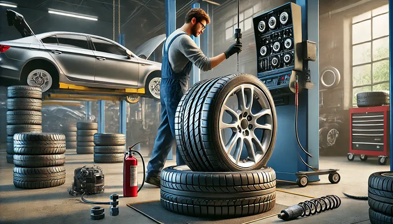 購入後のバランス調整やエアバルブ交換