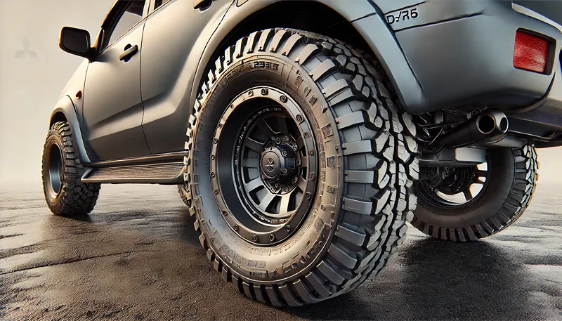 235/70R16装着時の干渉対策