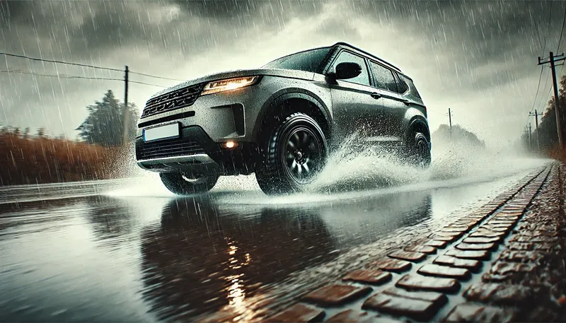 雨の日のマッドテレーンタイヤは滑るのか