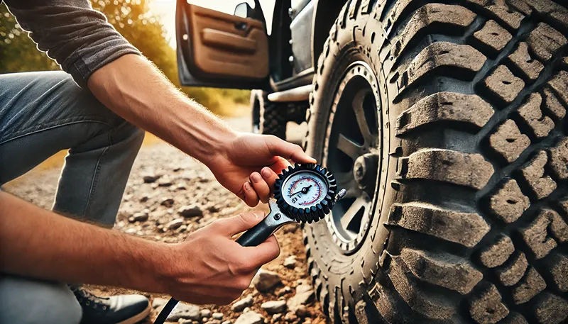 マッドテレーンタイヤの空気圧調整のコツ