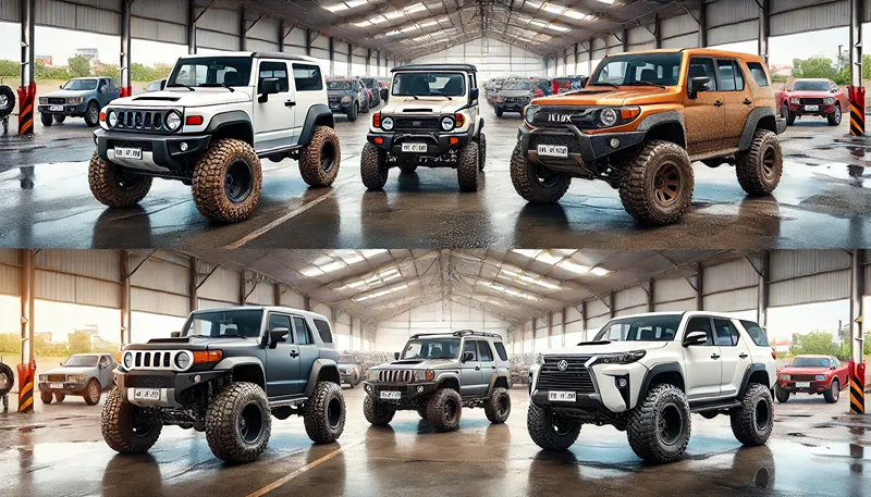 マッドテレーンタイヤの車検対策と車種別事例