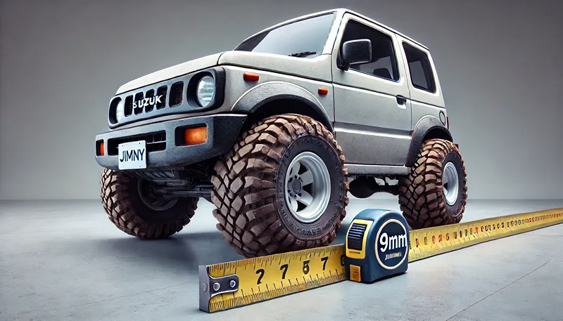 ジムニーの車検とタイヤはみ出し対策