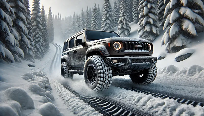 マッドテレーンタイヤで雪道を走る性能と限界