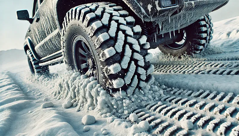 なぜマッドテレーンは雪道で滑るのか