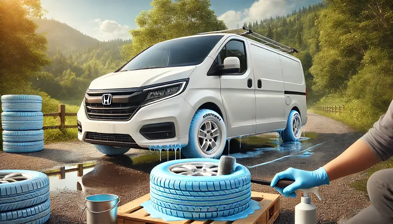 失敗しないN-VANホワイトレター化！車検対応サイズと青い汚れの落とし方