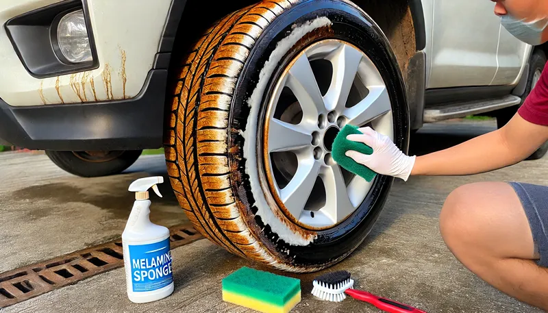 ホワイトレターが茶色く変色した時の対処