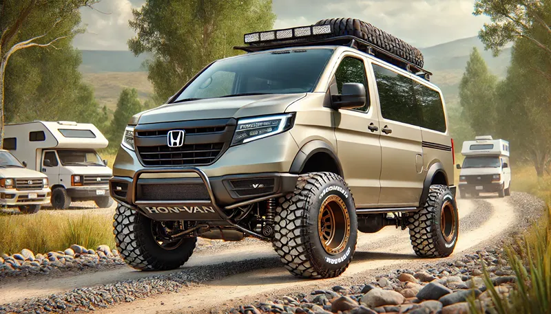 N-VANをホワイトレターでリフトアップする