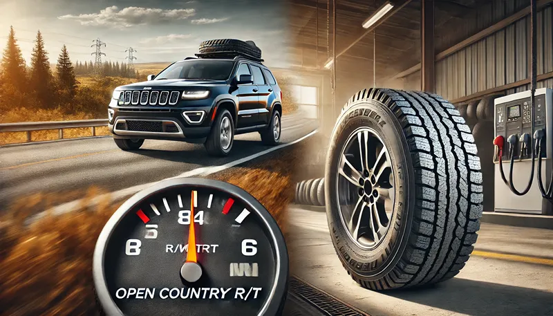 オープンカントリーの空気圧で変わる燃費と寿命
