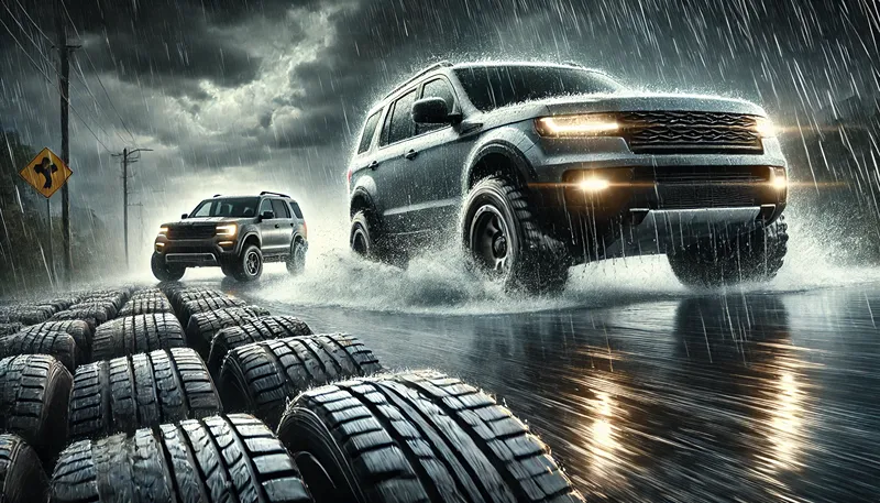 オープンカントリーATとRTの違いで後悔する前に！雨の日の滑りと騒音の真実