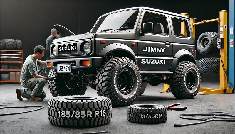 ジムニー定番サイズの車検と適合