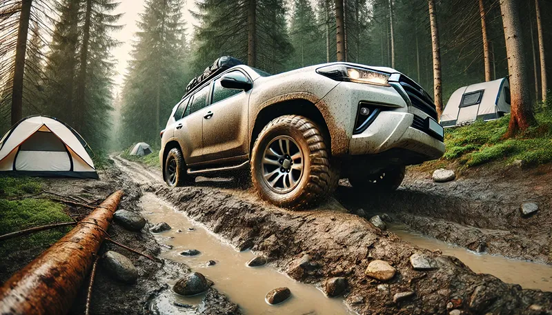 オフロードやキャンプ場での走破性