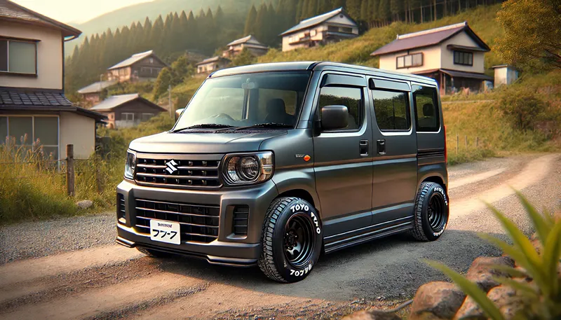 エブリィのノーマル車高にオープンカントリーは履ける?