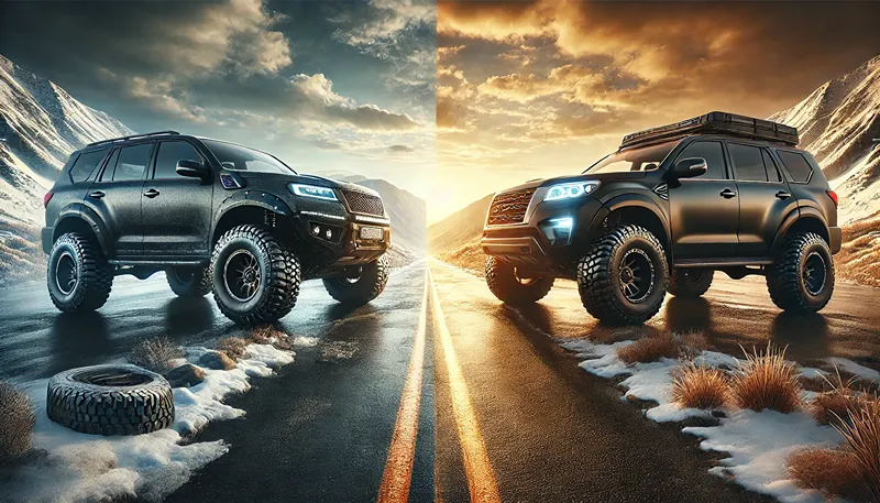 後悔しないオープンカントリーとグッドリッチ比較！うるさい？雪道性能の真実を暴露