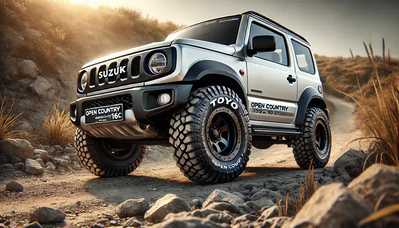 オープンカントリーMT 195R16のジムニー適合性