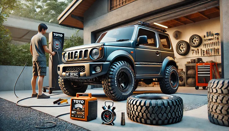 オープンカントリーMT 195R16とジムニーの維持