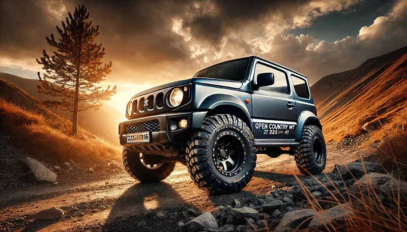 ジムニーにオープンカントリーMT 225/75R16は後悔する？燃費・車検・リフトアップの真実を暴露