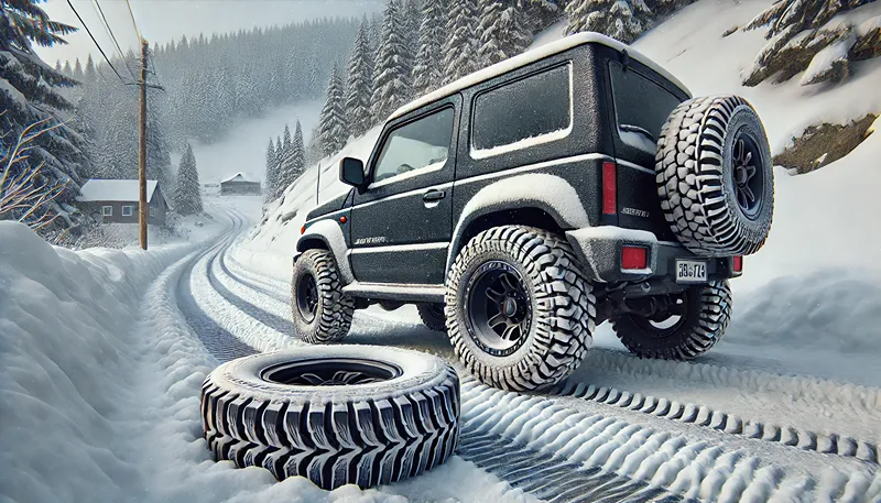 雪道走行の限界とスタッドレス