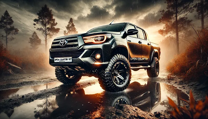 オープンカントリーRTをハイラックスに履くなら必読！265/70R17の干渉と雨の日の本音