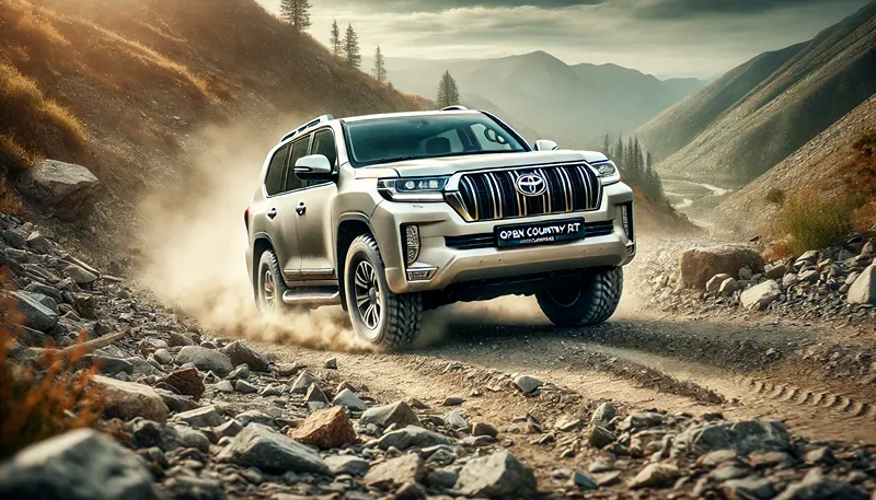 オープンカントリーRTをプラドで履く走行評価