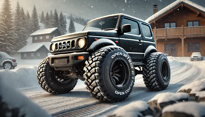 ジムニー185/85R16の壁