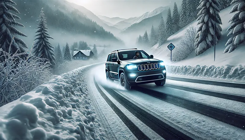 圧雪や凍結路面で事故を防ぐための運転技術