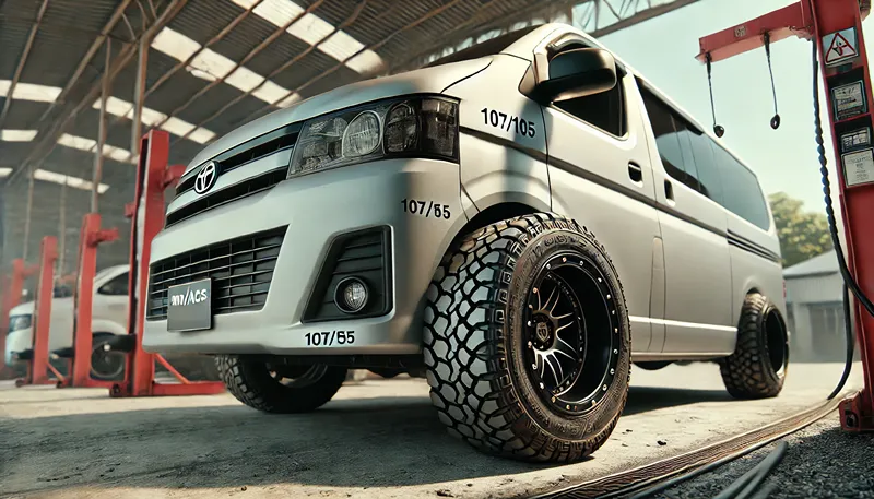 ハイエースの車検適合とロードインデックス