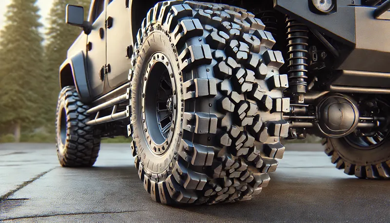 タイヤのはみ出しはゴム部分のみ許容される