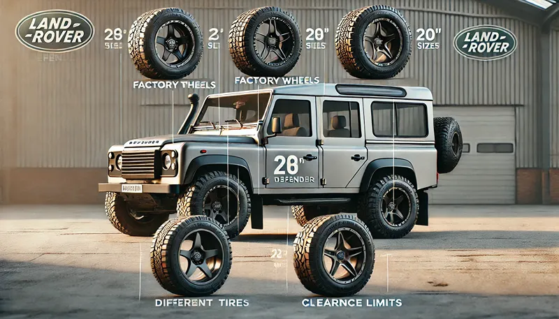 純正20インチで履けるタイヤサイズの上限