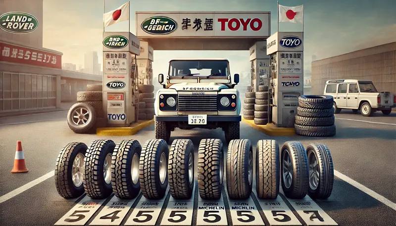ディフェンダーのオフロードタイヤおすすめ比較と車検