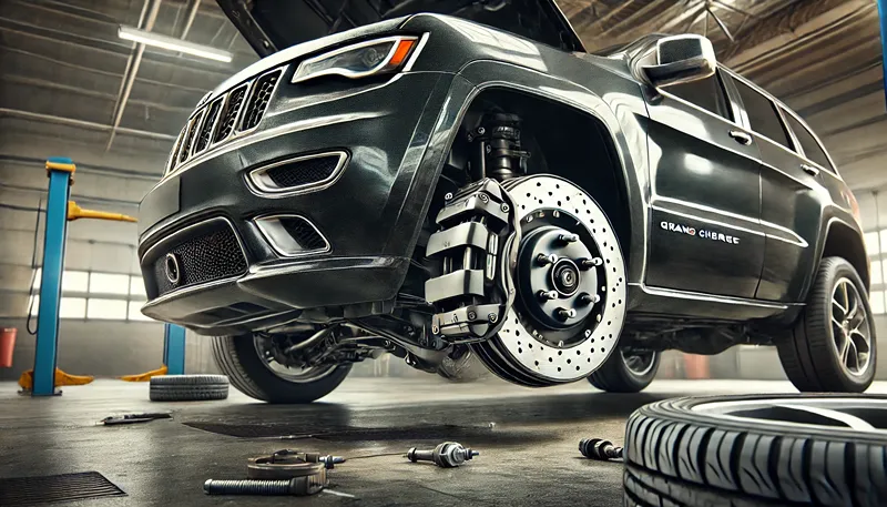 ブレーキキャリパーへの接触リスク