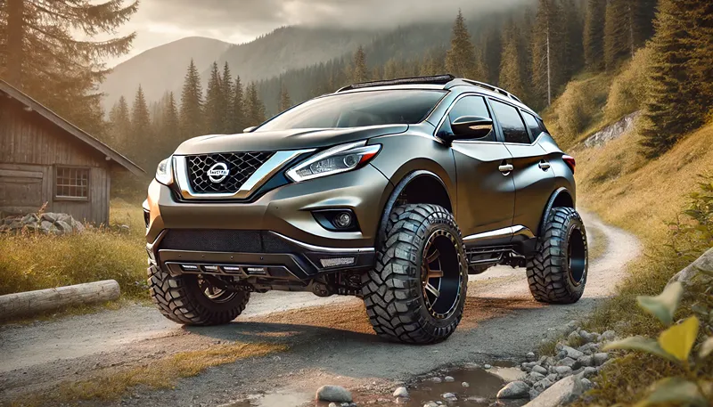 ムラーノにオフロードタイヤを履くカスタム