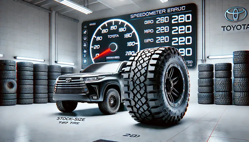 純正タイヤの外径差とスピードメーターの誤差