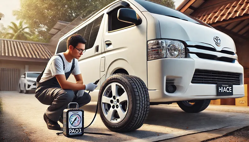 ハイエースに必要な空気圧の目安