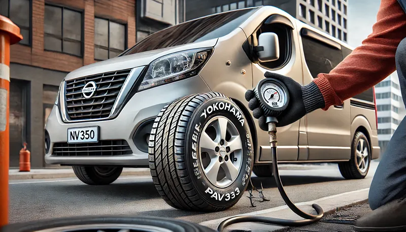 キャラバンの推奨空気圧について