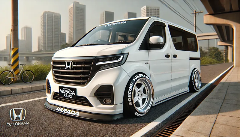 ホワイトレターで商用車感を払拭する