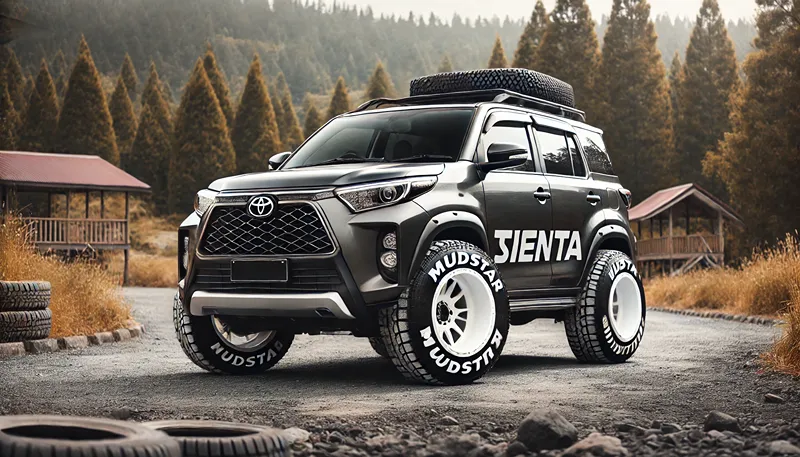 シエンタのホワイトレタータイヤはオプカンNG？車検対応の正解マッドスターと自作術