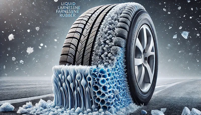 液状ファルネセンゴムによる密着度とゴム寿命の比較