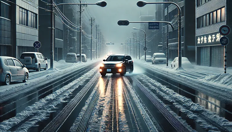 圧雪やブラックアイスバーンでの効き