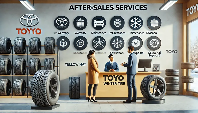 トーヨータイヤ製スタッドレスとイエローハットの保証