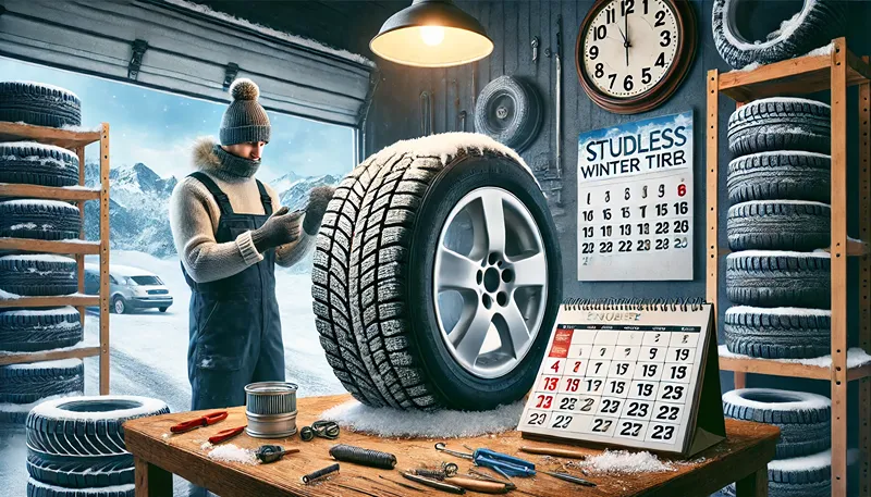 スタッドレスタイヤは何年持つかの寿命