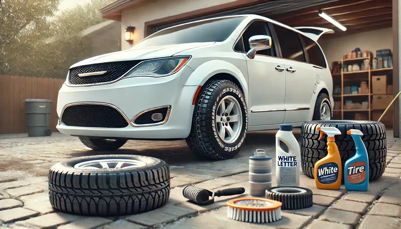 ホワイトレターのミニバン維持と管理