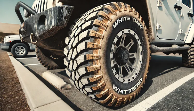 ホワイトレタータイヤにワックスはNG?変色の原因