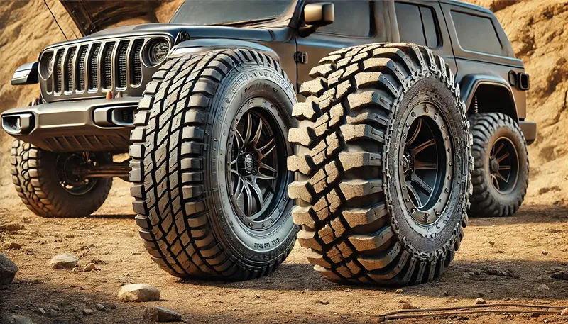 人気のオールテレーンとマッドテレーンの違い