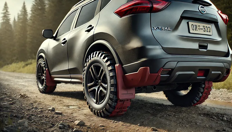 マッドガードを装着してボディを保護する