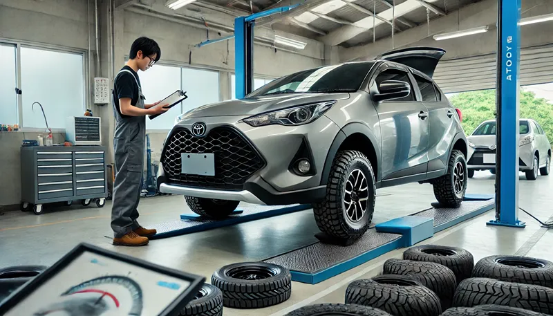 オフロードタイヤ装着時の車検対応