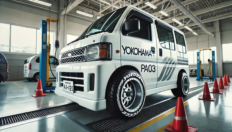 ヨコハマPARADA PA03 14インチの車検適合性