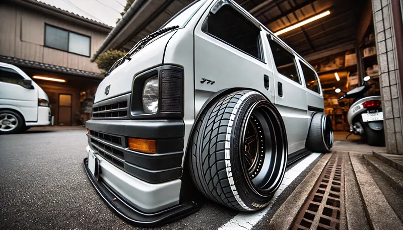 4ナンバー車検の壁となるタイヤはみ出し