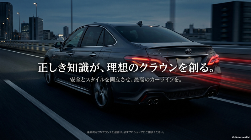 210系クラウンの安全なタイヤカスタマイズとクリアランス適合におけるプロショップへの相談の推奨