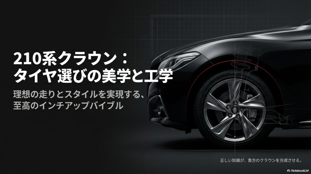 210系クラウンのタイヤ選びと理想のスタイルを実現するインチアップバイブル